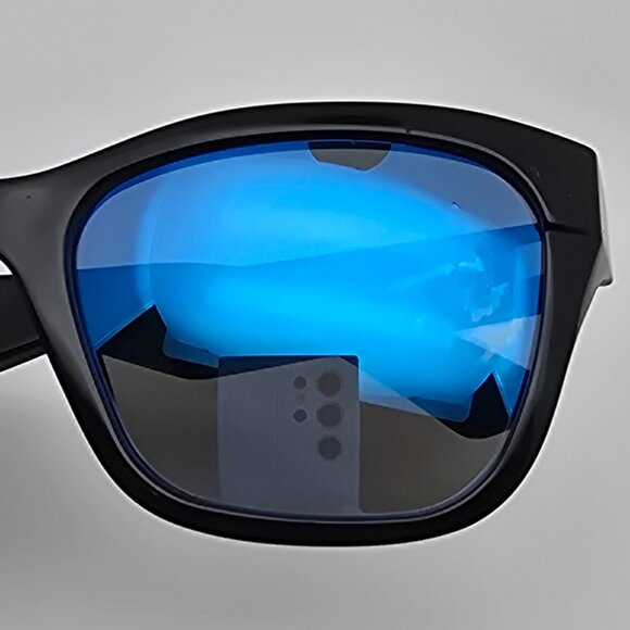 Spy Optic Baxter Gloss Black Frame Blue Mirror Lens Sunglasses Italy 54-20-132 - Picture 13 of 15